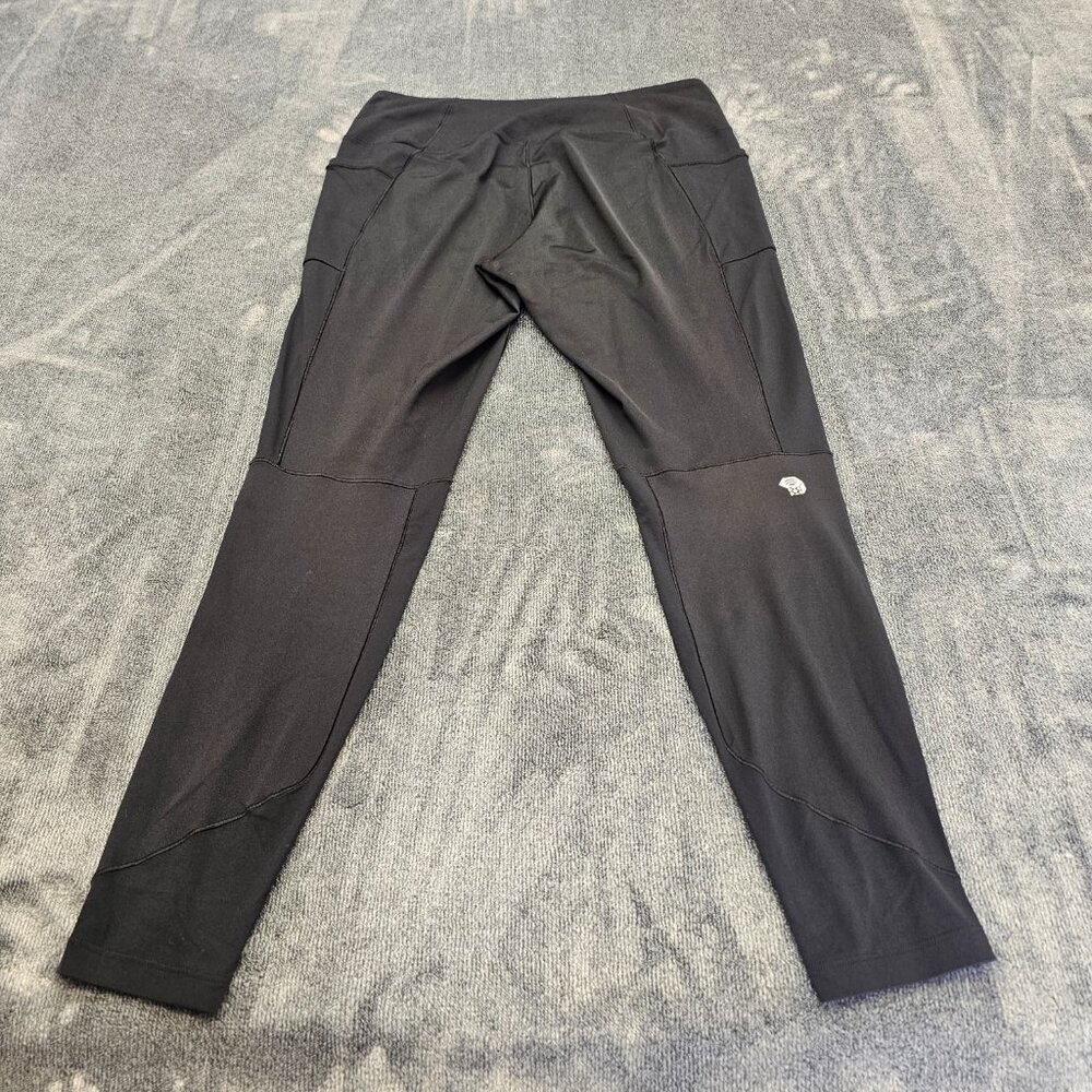 mountain hardwear Womens Medium mountain Stretch leggings black 1942641 UPF 50 - Picture 7 of 12